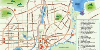 Карта магазинов Шэньчжэнь 