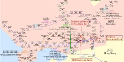 Карта рынка Шэньчжэнь электроника 